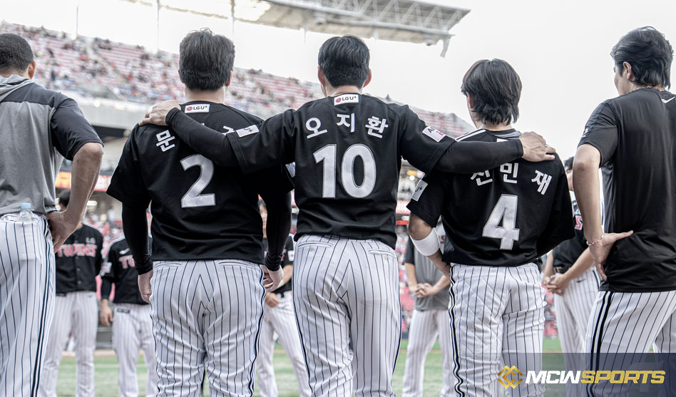 LG 트윈스, 6점차극복하며롯데자이언츠와무승부…KBO 선두유지